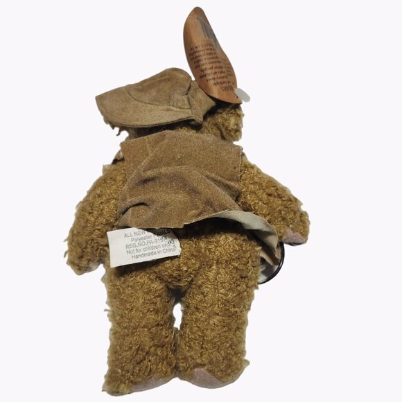 Mayfaire Collection Fisherman Teddy Bear Plush Hat Bucket Fish Stuffed Animal - Picture 2 of 6